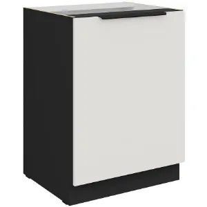 Obrazek Szafka Kuchenna Aria-Wh/Bl Anti Fingerprint 60d 1f Bb