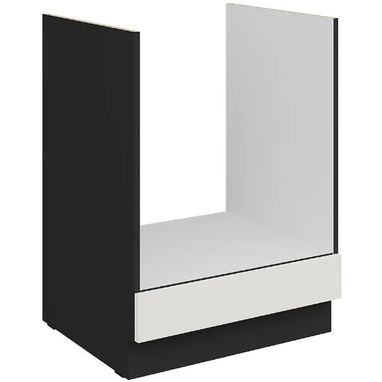 Obrazek Szafka Kuchenna Aria-Wh/Bl Anti Fingerprint 60dg Bb