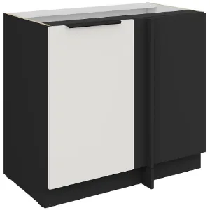 Obrazek Szafka Kuchenna Aria-Wh/Bl Anti Fingerprint 105 Nd 1f Bb