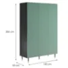 Obrazek Szafa 3d Imperial I07 Pistacjowa Zieleń