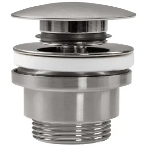 Obrazek Korek umywalkowy uniwersalny klik-klak Rea nikiel szczotkowany INOX