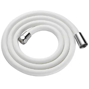 Obrazek Wąż natryskowy silikonowy Fit White 150 cm biały