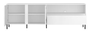 Obrazek Komoda RTV dwudrzwiowa z szufladą Avenale AVEF03 biały