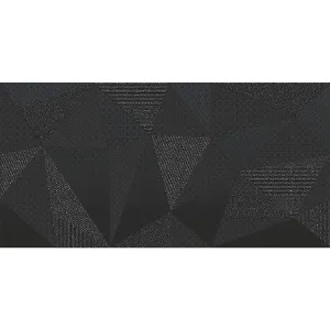 Obrazek Dekor Alesia czarny rekt. 30/60