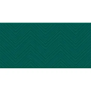 Obrazek Green Chevron Mat 30/60 Rekt.