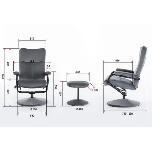 Obrazek Fotel Dallas czarny