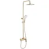 Obrazek Zestaw prysznicowy Rea Avalon złoty szczotkowany