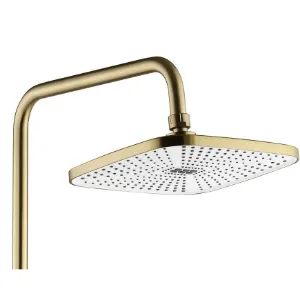 Obrazek Zestaw prysznicowy Rea Storm złoty szczotkowany