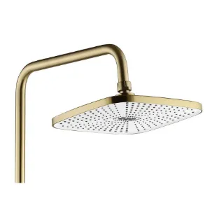Obrazek Zestaw prysznicowy Rea Storm złoty szczotkowany