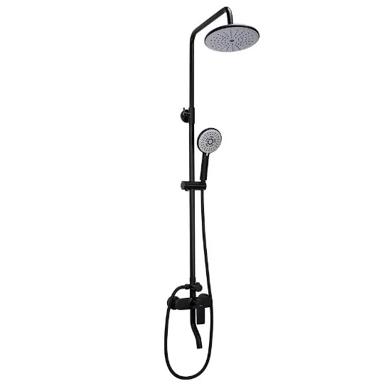 Obrazek Zestaw prysznicowy Rea Verso czarny