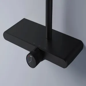 Obrazek Zestaw prysznicowy Rea Bari czarny