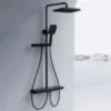 Obrazek Zestaw prysznicowy z termostatem Rea Pedro czarny