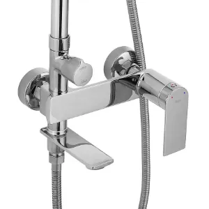 Obrazek Zestaw prysznicowy Rea Storm chrom