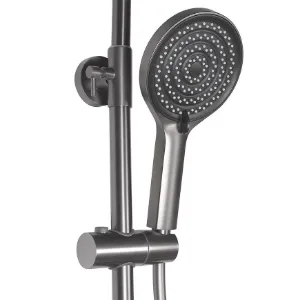 Obrazek Zestaw prysznicowy Rea Savio z wyświetlaczem LED tytan