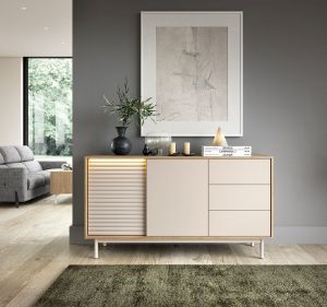 Obrazek Komoda dwudrzwiowa z szufladami Tila TI3