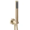Obrazek Zestaw prysznicowy podtynkowy z termostatem LUNGO złoty + BOX