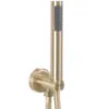 Obrazek Zestaw prysznicowy podtynkowy z termostatem LUNGO złoty szczotkowany + BOX