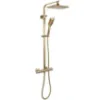 Obrazek Zestaw prysznicowy z termostatem Rea Tom złoty szczotkowany