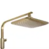 Obrazek Zestaw prysznicowy z termostatem Rea Tom złoty szczotkowany