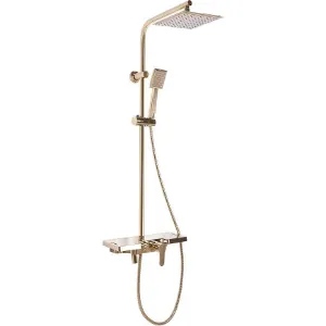 Obrazek Zestaw natryskowy Rea Bravo złoty
