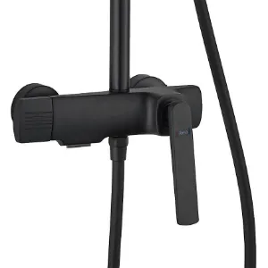 Obrazek Zestaw prysznicowy Rea Rebel czarny