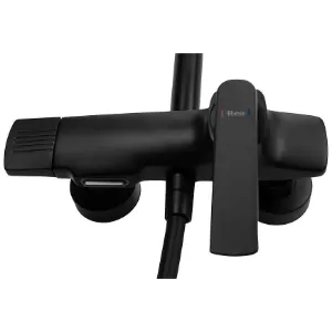 Obrazek Zestaw prysznicowy Rea Rebel czarny