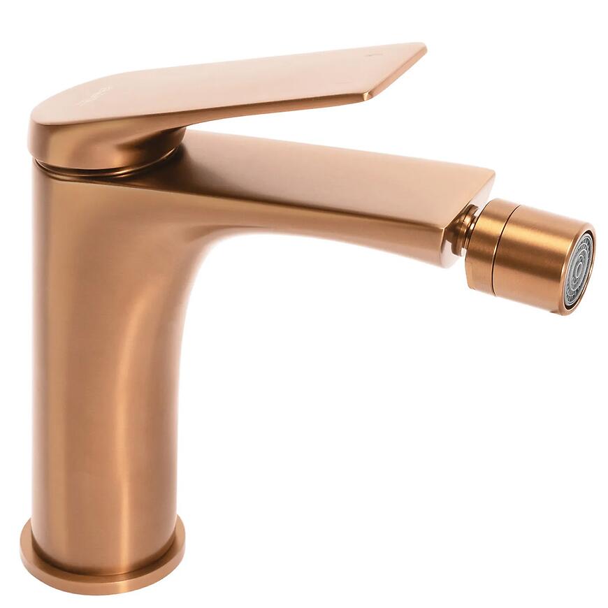 Bateria bidetowa Rea Avalon miedź szczotkowana