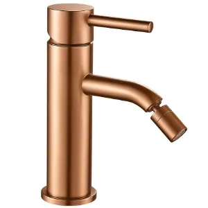 Obrazek Bateria bidetowa Rea Lungo miedź szczotkowana