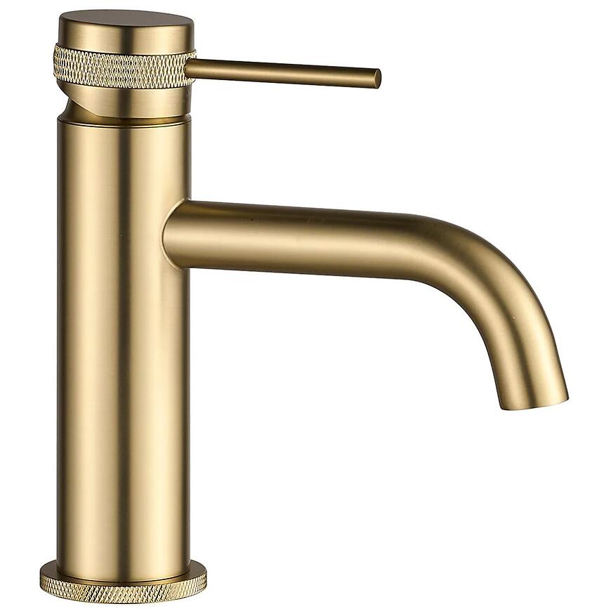 Bateria umywalkowa REA Lungo Grip złota szczotkowana