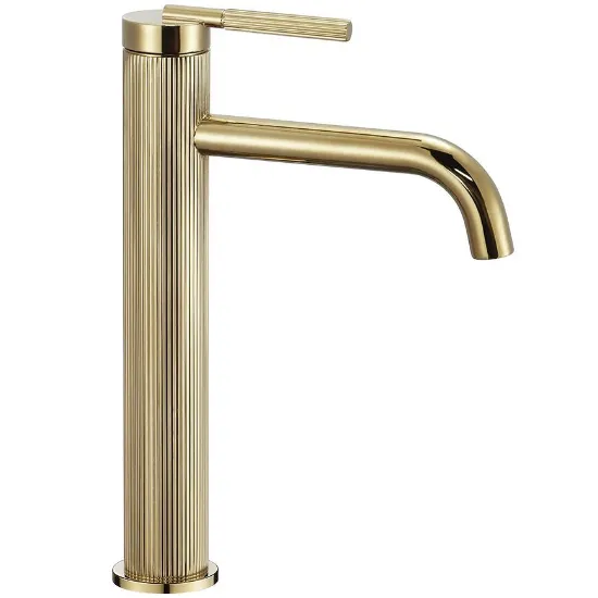 Obrazek Bateria umywalkowa wysoka REA Argon złota