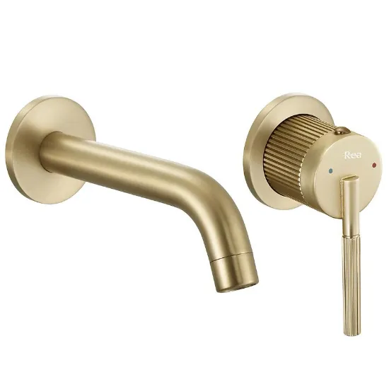 Obrazek Bateria podtynkowa Rea Argon złota szczotkowana + BOX