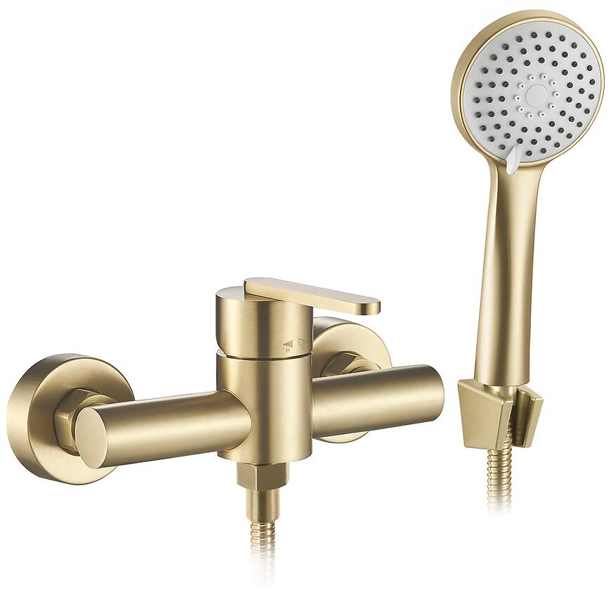 Bateria prysznicowa REA Ontario złota szczotkowana