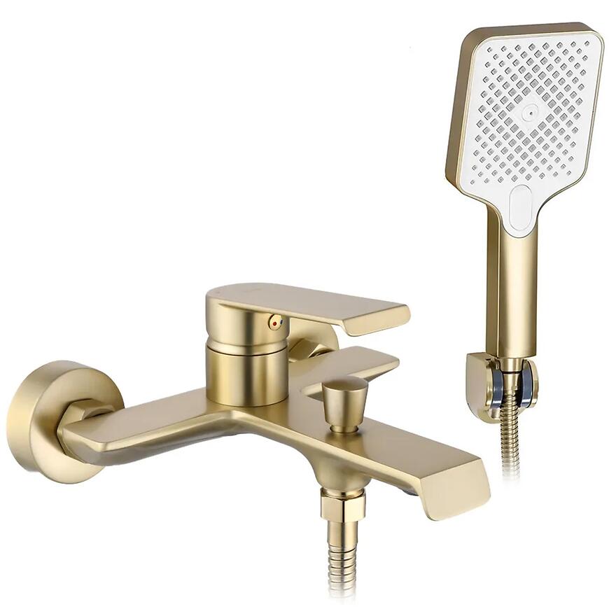 Bateria wannowa REA Hass złota szczotkowana