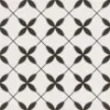 Obrazek Gres Patchwork Clover Black Pattern 29,8/29,8