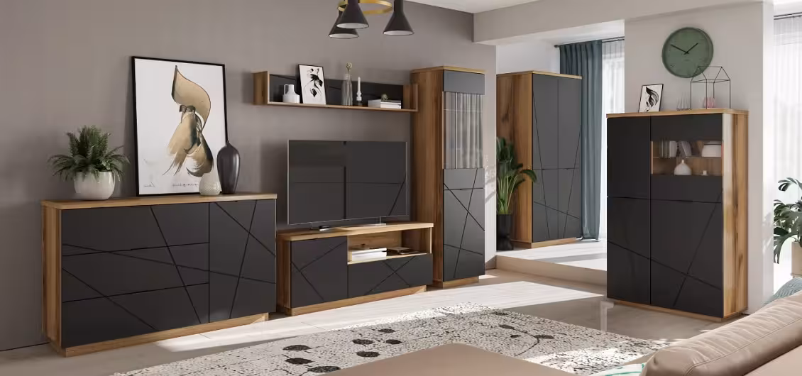 System Orient Dąb Delano Ciemny/Czarny