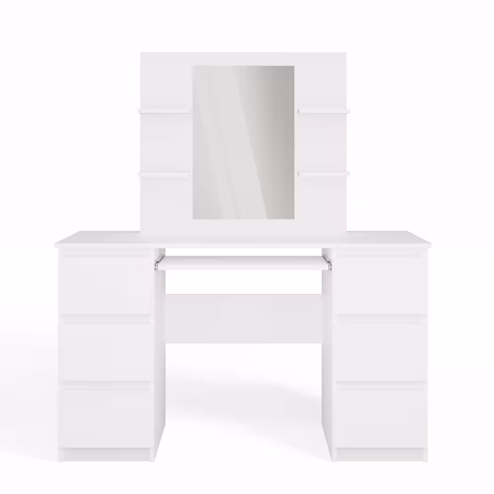 Toaletka z lustrem Star 4P biały