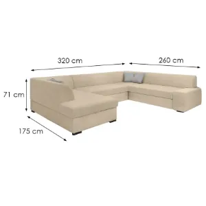 Obrazek Narożnik Minos U Cloud 03 lewy