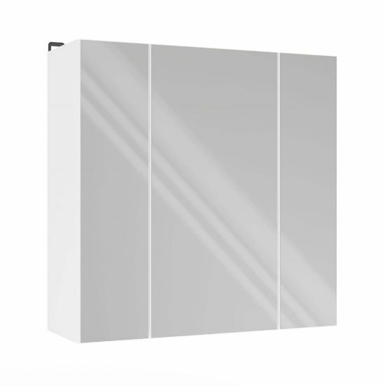 Obrazek Szafka łazienkowa z lustrem Mir 3L biała