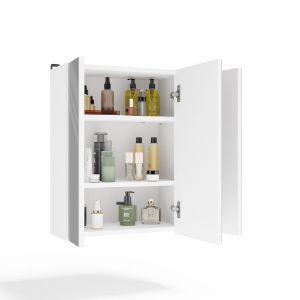 Obrazek Szafka łazienkowa z lustrem Mir 3L biała