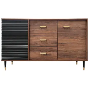 Obrazek Komoda K1 148 Orzech Ciemny/Czarny