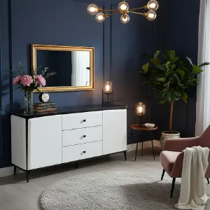 Obrazek Komoda K2 148 Kaszmir/Blat Marmur