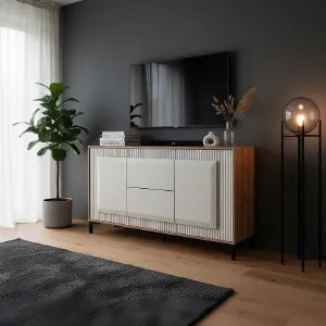 Obrazek Komoda K3 148 Orzech Jasny/Kaszmir