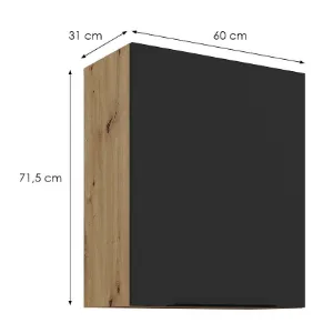 Obrazek Szafka Kuchenna Aria-Bl/Ar Anti Fingerprint 60g-72 1f