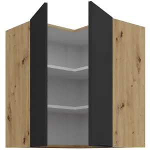 Obrazek Szafka Kuchenna Aria-Bl/Ar Anti Fingerprint 60x60 Gn-72 2f (90°)