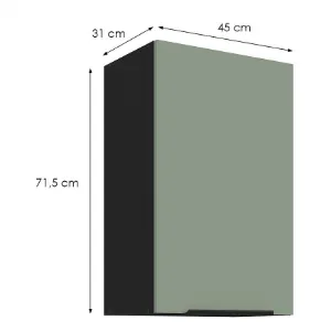 Obrazek Szafka Kuchenna Aria-Sa/Bl Anti Fingerprint 45g-72 1f