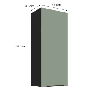 Obrazek Szafka Kuchenna Aria-Sa/Bl Anti Fingerprint 45g-108 1f