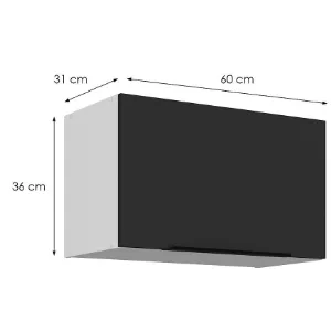 Obrazek Szafka Kuchenna Aria-Bl/Wh Anti Fingerprint 60gu-36 1f