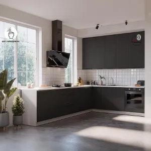 Obrazek Szafka Kuchenna Aria-Bl/Wh Anti Fingerprint 60gu-36 1f