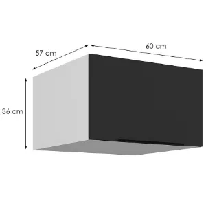 Obrazek Szafka Kuchenna Aria-Bl/Wh Anti Fingerprint 60 Nagu-36 1f