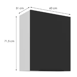Obrazek Szafka Kuchenna Aria-Bl/Wh Anti Fingerprint 60g-72 1f